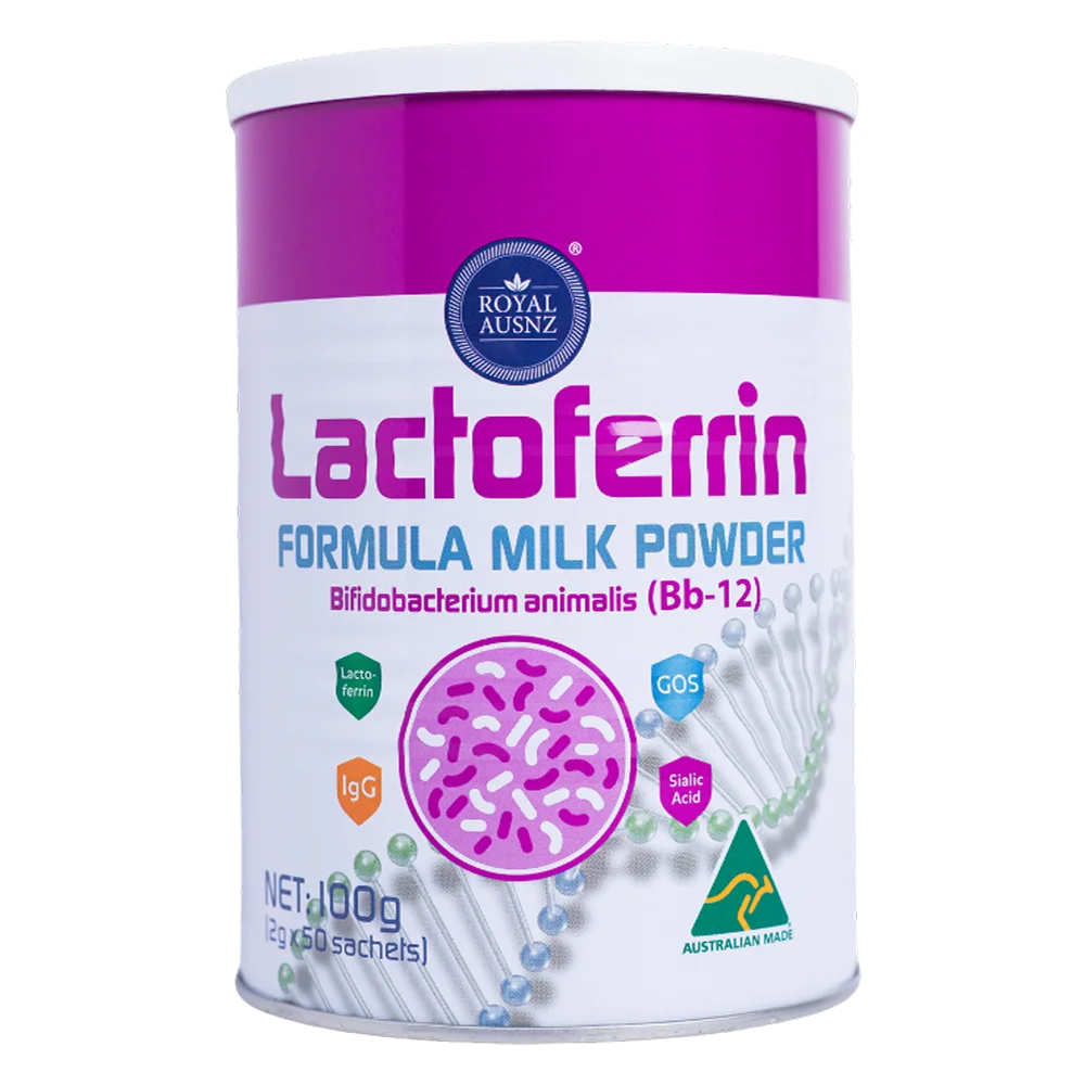 TPBS Royal Ausnz Lactoferrin Hồng Formula Milk Powder Bifidobacteriumanimalis (BB-12)