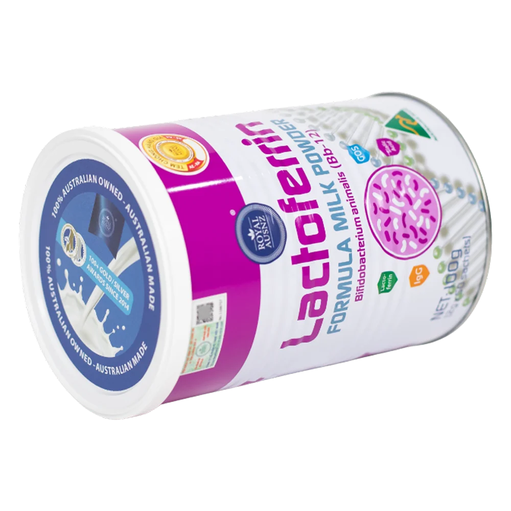 TPBS Royal Ausnz Lactoferrin Hồng Formula Milk Powder Bifidobacteriumanimalis (BB-12)