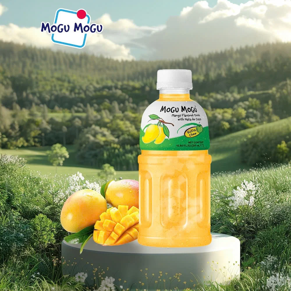 Nước uống Mogu Mogu vị Xoài với Thạch Dừa 320ml