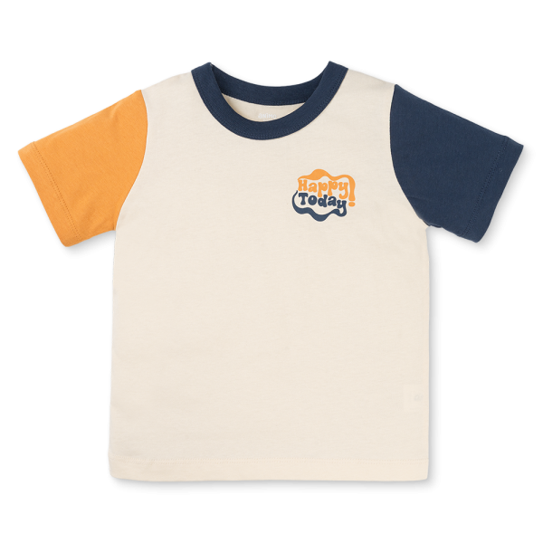 Bộ bé trai ngắn Animo Easy HN0925053 (1Y,Kem-vàng, TT01)
