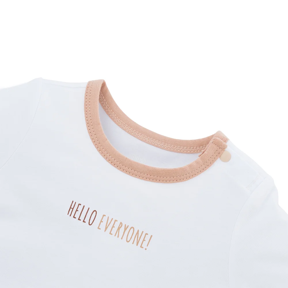 Bodysuit bé trai đùi bst astronaut Animo VD0825049 (0-12M, Trắng-nâu nhạt, NN02)