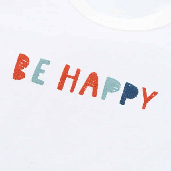 Bộ bé trai ngắn Animo Easy HN0925040 (1-4Y,Trắng-kem,NN01)