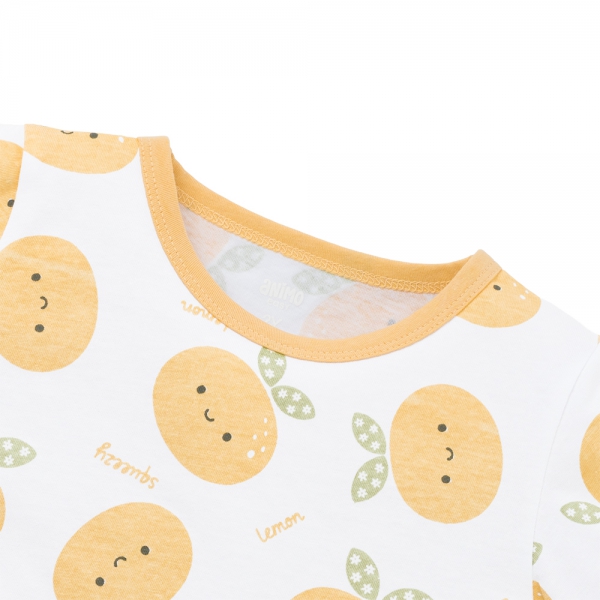 Bộ bé gái ngắn Animo Easy LU0825070 (1-4Y,Trắng,TT04)