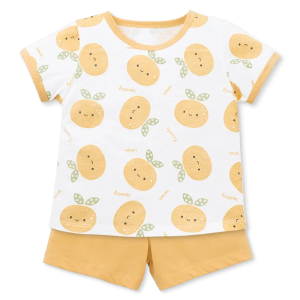 Bộ bé gái ngắn Animo Easy LU0825070 (1-4Y,Trắng,TT04)