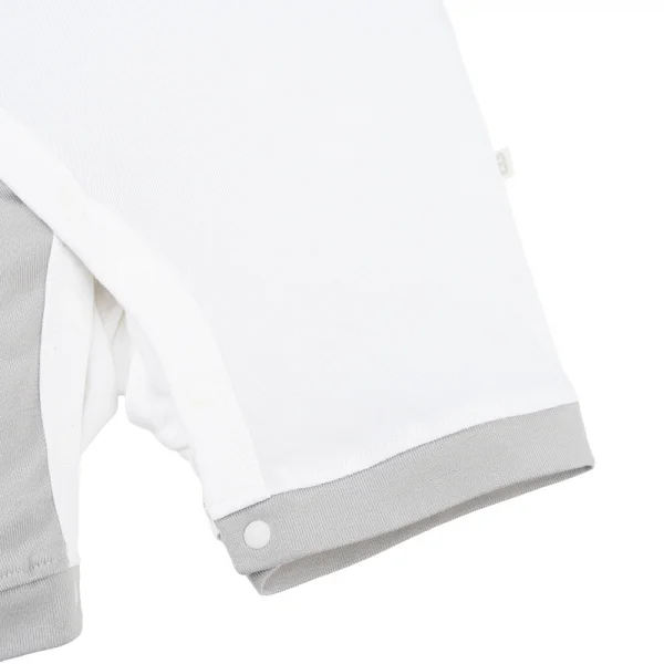 Set 2 Bodysuit kháng khuẩn Modal đùi Animo VD0825018 (0-12M,Biển-xám,NN06)