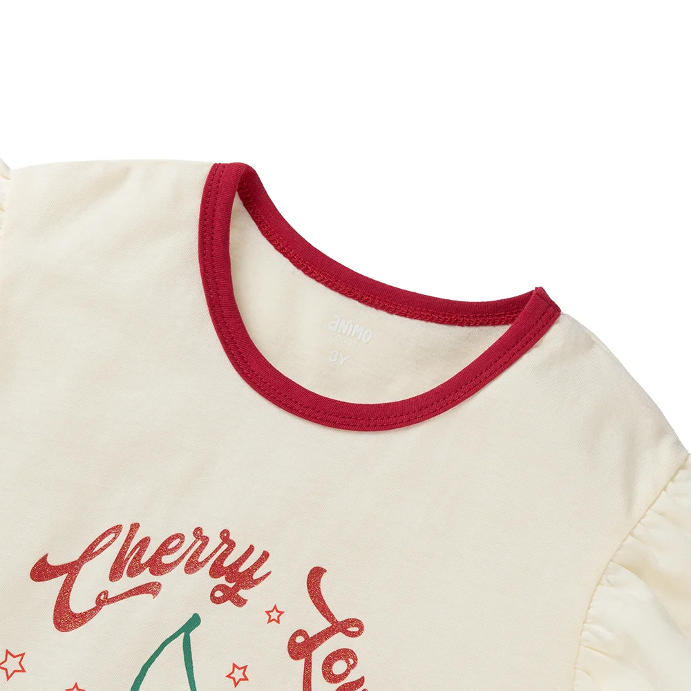 Đầm bé gái Animo Easy LU1125021 (1-4Y,Kem-đô,TT02)