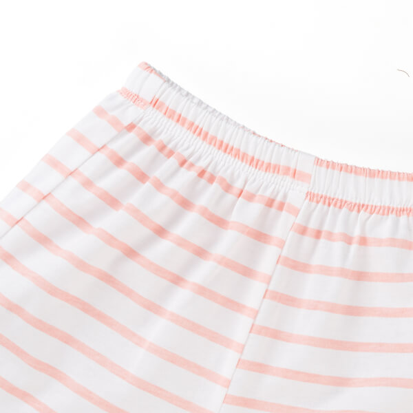 Bộ bé gái ngắn Animo Easy TX0825077 (1-4Y,Trắng-hồng,TT07)