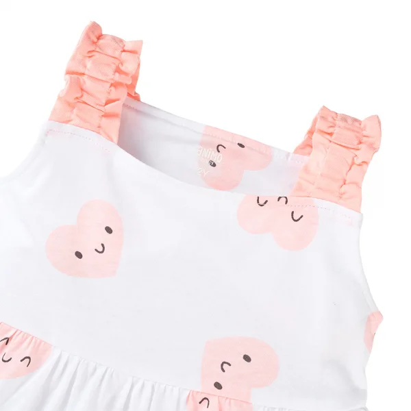 Đầm bé gái Animo Easy LU0925064 (1-4Y,Trắng,NN03)