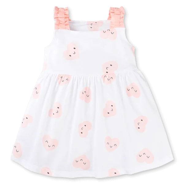 Đầm bé gái Animo Easy LU0925064 (1-4Y,Trắng,NN03)