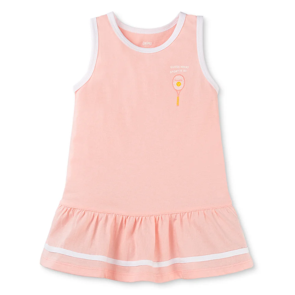 Đầm bé gái Animo Easy LU0925063 (1-4Y,Hồng,TT01)