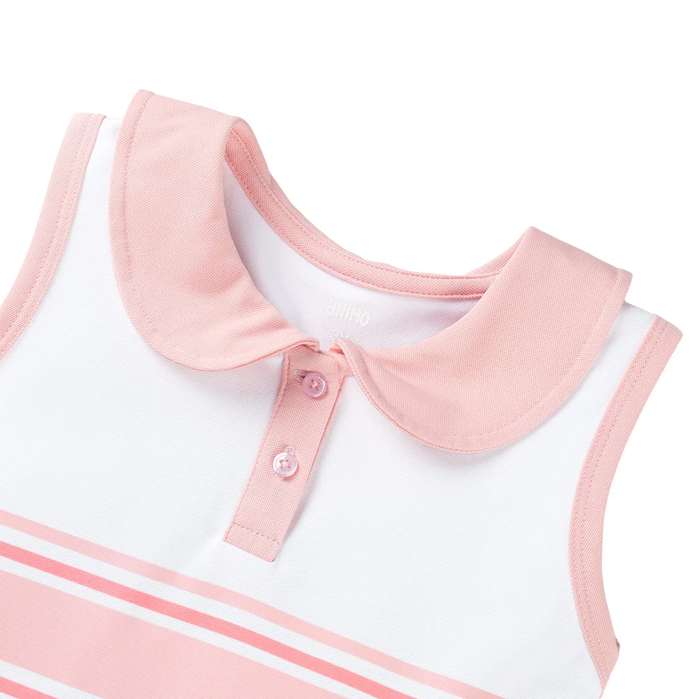 Đầm bé gái Animo LU0825079 (1-6Y,Trắng-hồng,TT02)