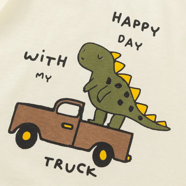 Bộ bé trai dài Animo Easy HN1025009 (1-4Y,Kem-lá, NN02)