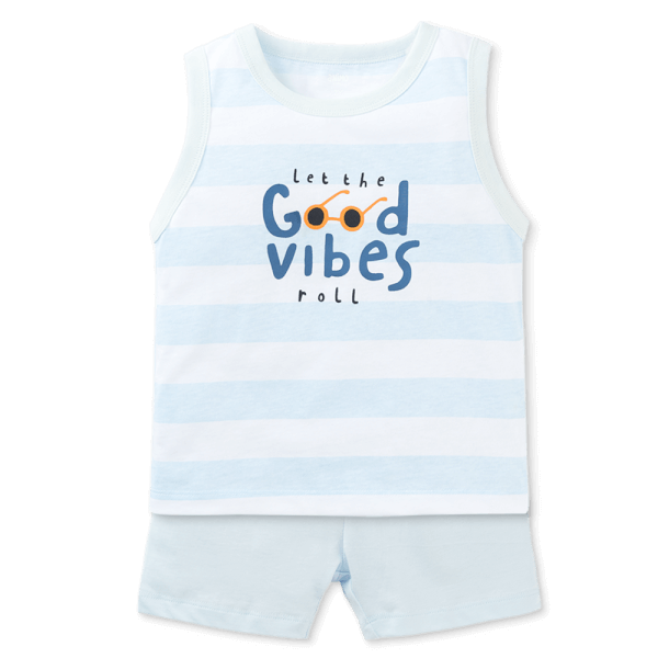 Bộ sát nách bé trai Animo Easy HN0925046 (1-4Y,Trắng-dương, NN07)