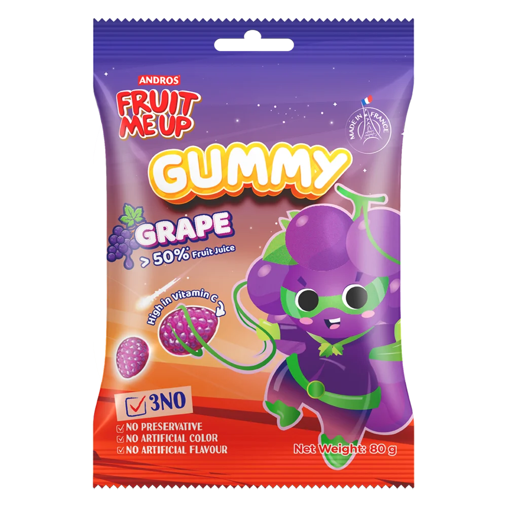 FRUIT ME UP KẸO DẺO VỊ NHO 80G