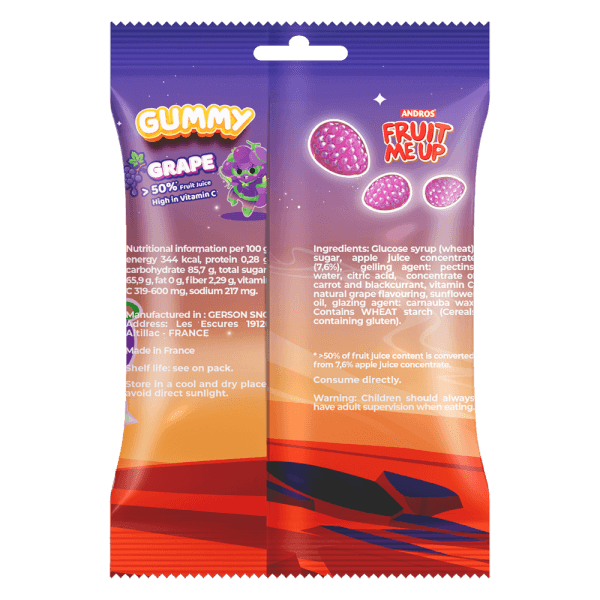 FRUIT ME UP KẸO DẺO VỊ NHO 80G