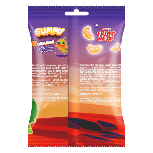 FRUIT ME UP KẸO DẺO VỊ CAM 80G