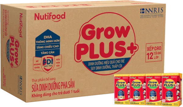 SPDDPS GrowPLUS+ Đỏ 110ml (lốc 4 hộp) - Thùng