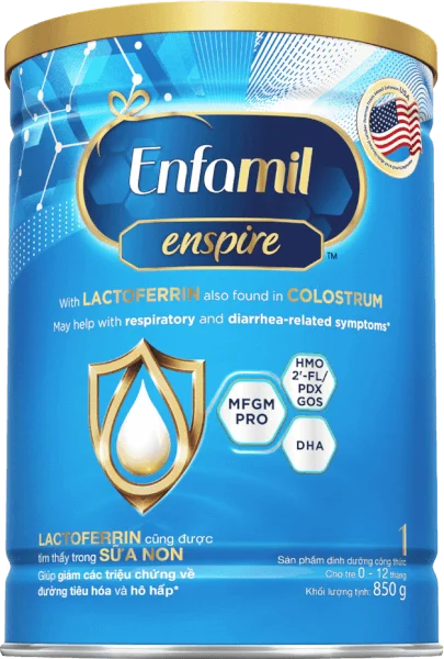 SPDDCT Enfamil Enspire 1 cho trẻ 0 - 12 tháng 850g