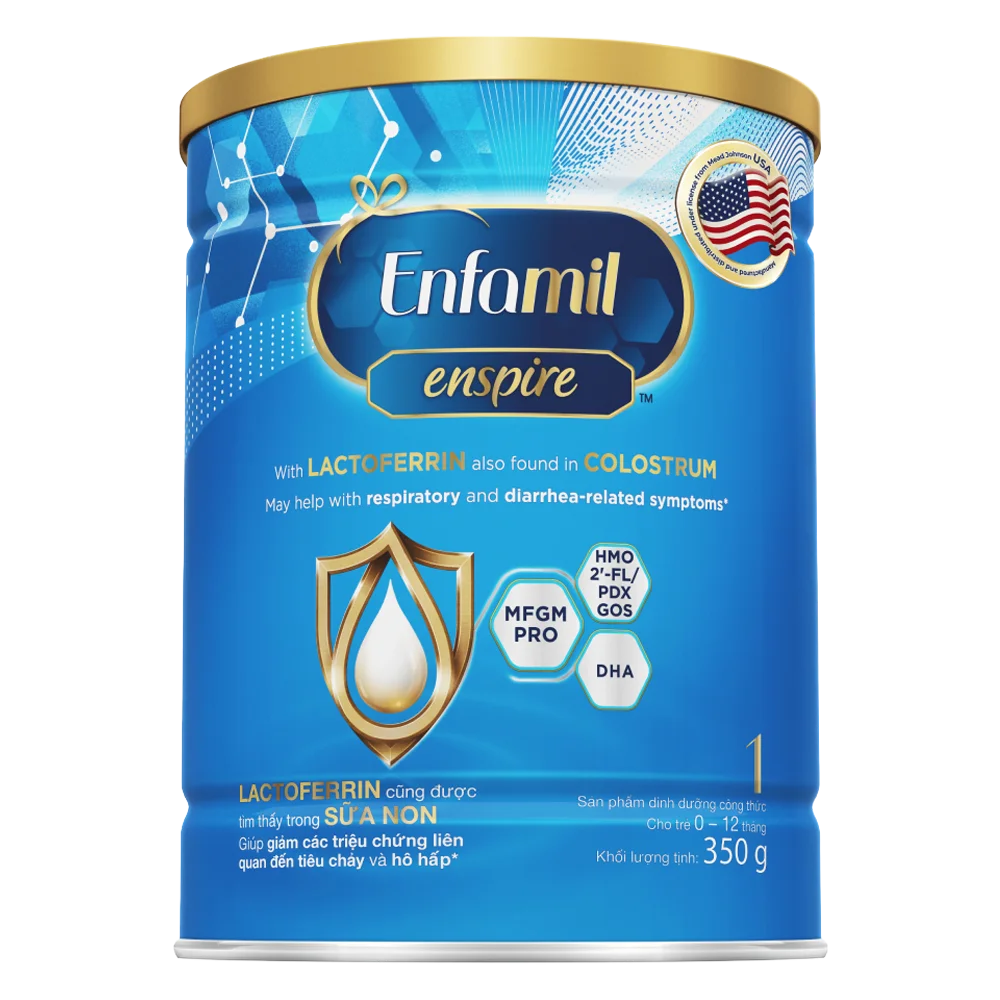 Sản phẩm dinh dưỡng công thức Enfamil Enspire 1 cho trẻ 0 - 12 tháng 350g