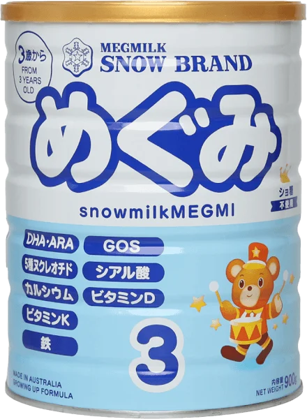 Sản phẩm dinh dưỡng công thức Megmilk Snow Brand Snowmilkmegmi 3 (Dành cho trẻ từ 3 tuổi trở lên) 900g