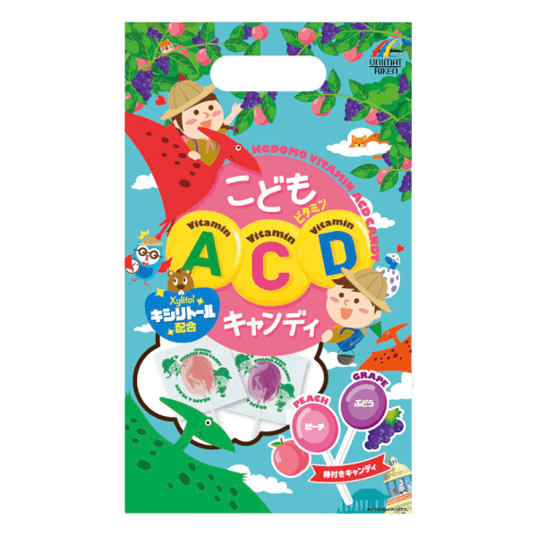 Kẹo mút Unimat Riken bố sung vitamin E, C, D