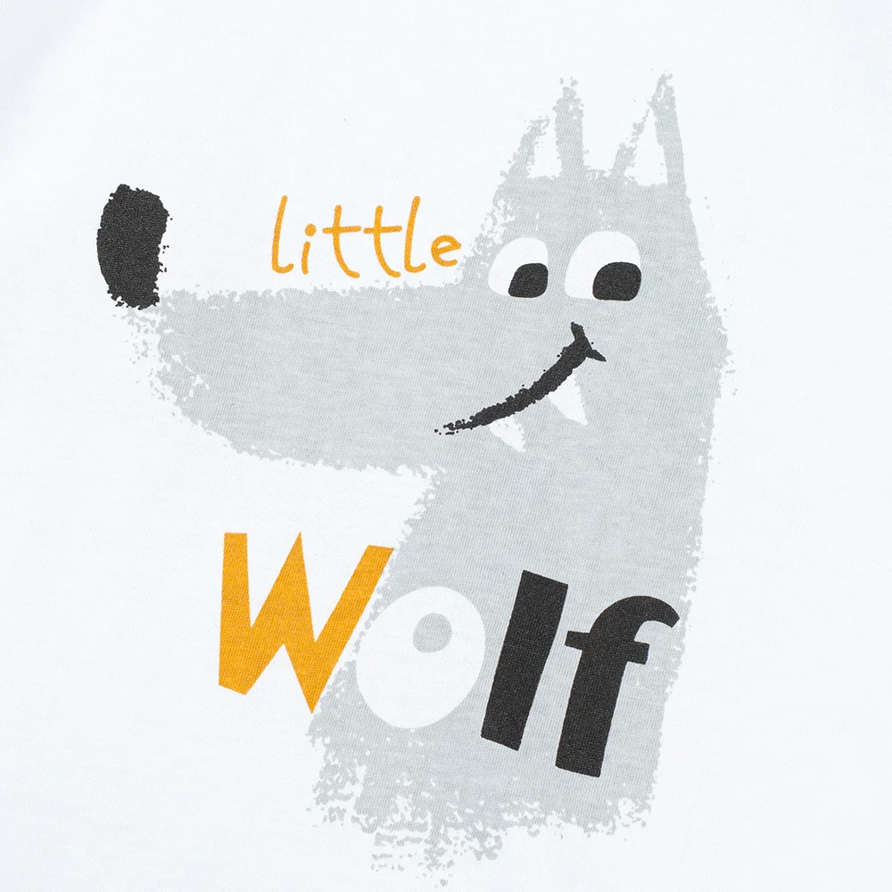 Bộ bé trai dài Animo Easy HN1025036 (1-4Y,Trắng-xám)