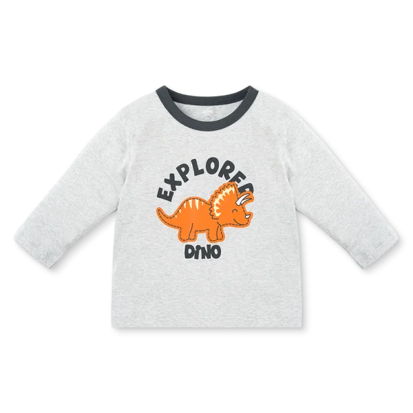 Bộ bé trai dài Animo Easy HN1025034 (1-4Y,Xám-xám)