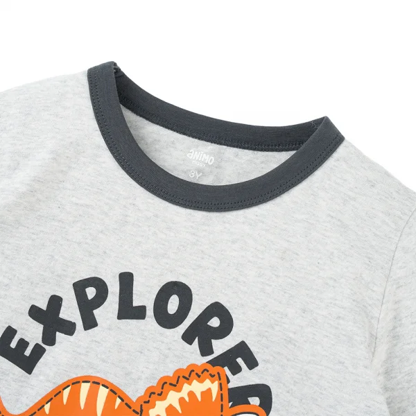 Bộ bé trai dài Animo Easy HN1025034 (1-4Y,Xám-xám)