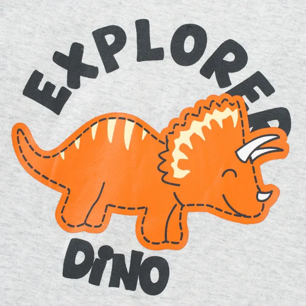 Bộ bé trai dài Animo Easy HN1025034 (1-4Y,Xám-xám)