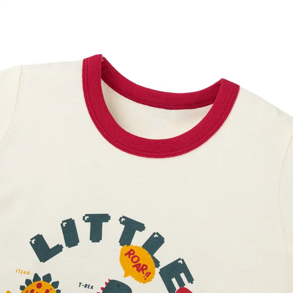 Bộ bé trai ngắn Animo Easy HN1125049 (1-4Y,Kem-đỏ)