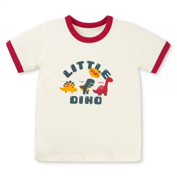 Bộ bé trai ngắn Animo Easy HN1125049 (1-4Y,Kem-đỏ)