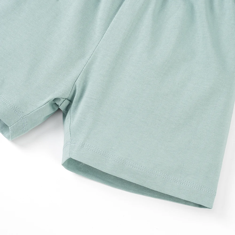 Bộ bé trai ngắn Animo Easy HN1025006 (1-4Y,Kem-lá, NN04)