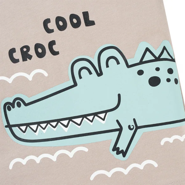 Bộ bé trai ngắn Animo Easy HN1025005 (1-4Y,Xám, NN02)