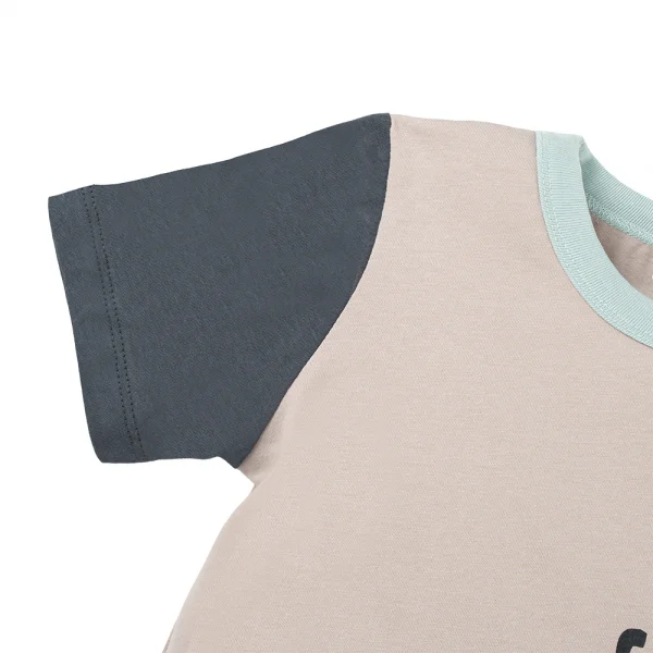 Bộ bé trai ngắn Animo Easy HN1025005 (1-4Y,Xám, NN02)