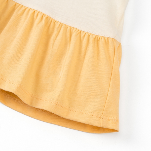 Đầm bé gái Animo Easy LU1025021 (1-4Y,Kem-vàng,TT02)