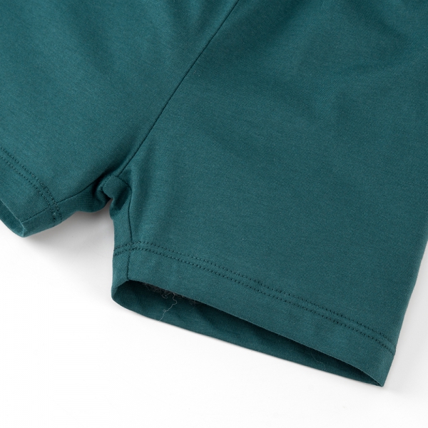 Bộ bé trai ngắn Animo Easy HN1125047 (1-4Y,Kem-lá)