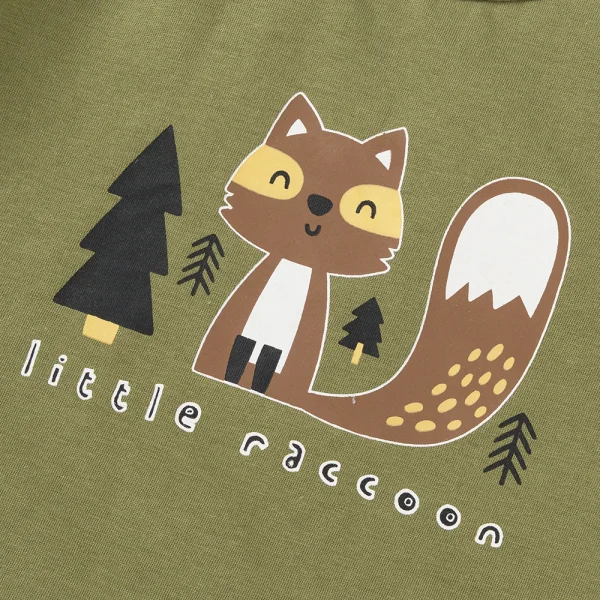 Bộ bé trai dài Animo Easy HN1025010 (1-4Y,Lá-nâu, DD02)