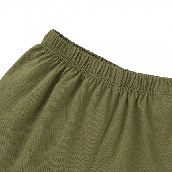 Bộ bé trai ngắn Animo Easy HN1025008 (1-4Y,Kem-lá, NN01)