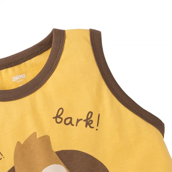 Bộ sát nách bé trai Animo Easy HN0925071 (1-4Y,Vàng-nâu, TT02)