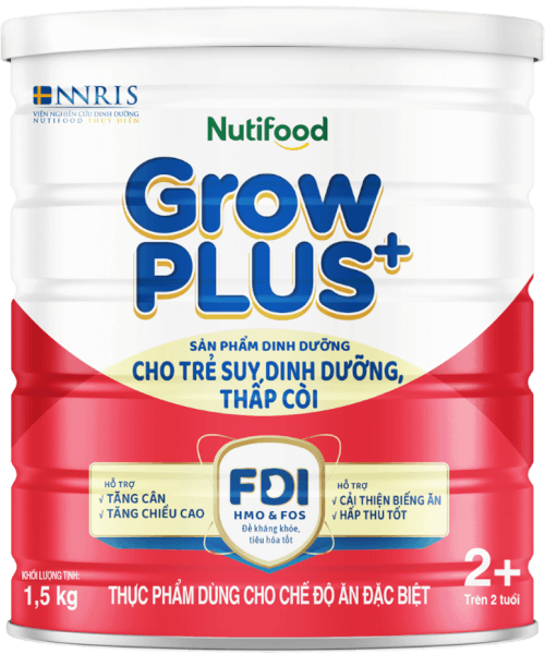 Sữa GrowPlus+ Đỏ 2+ tuổi, 850g