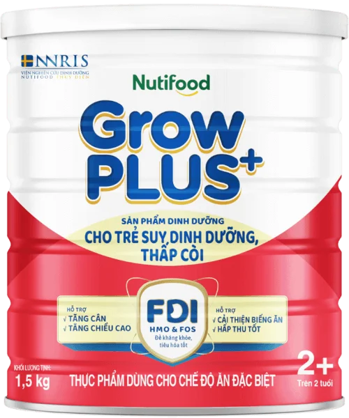 Sữa GrowPlus+ Đỏ 2+ tuổi, 850g