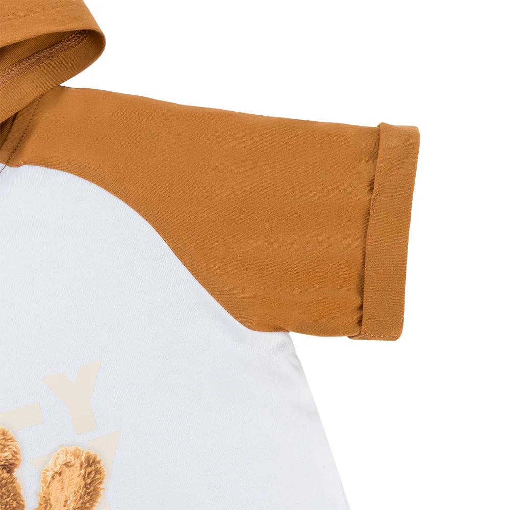 Bộ bé trai tay ngắn quần dài có nón Animo HN1125008 (1-6Y,Trắng-kem, NN02)