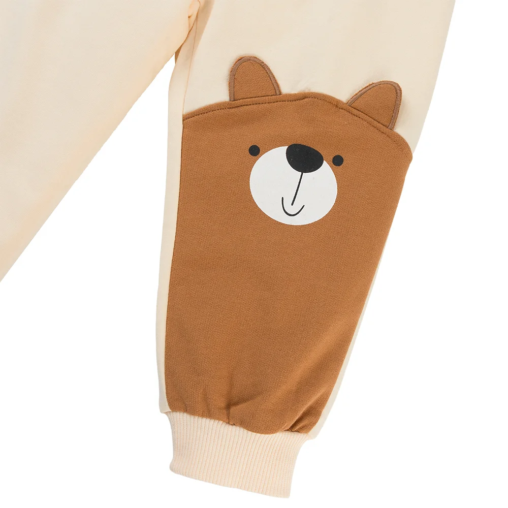 Bộ bé trai tay ngắn quần dài có nón Animo HN1125008 (1-6Y,Trắng-kem, NN02)