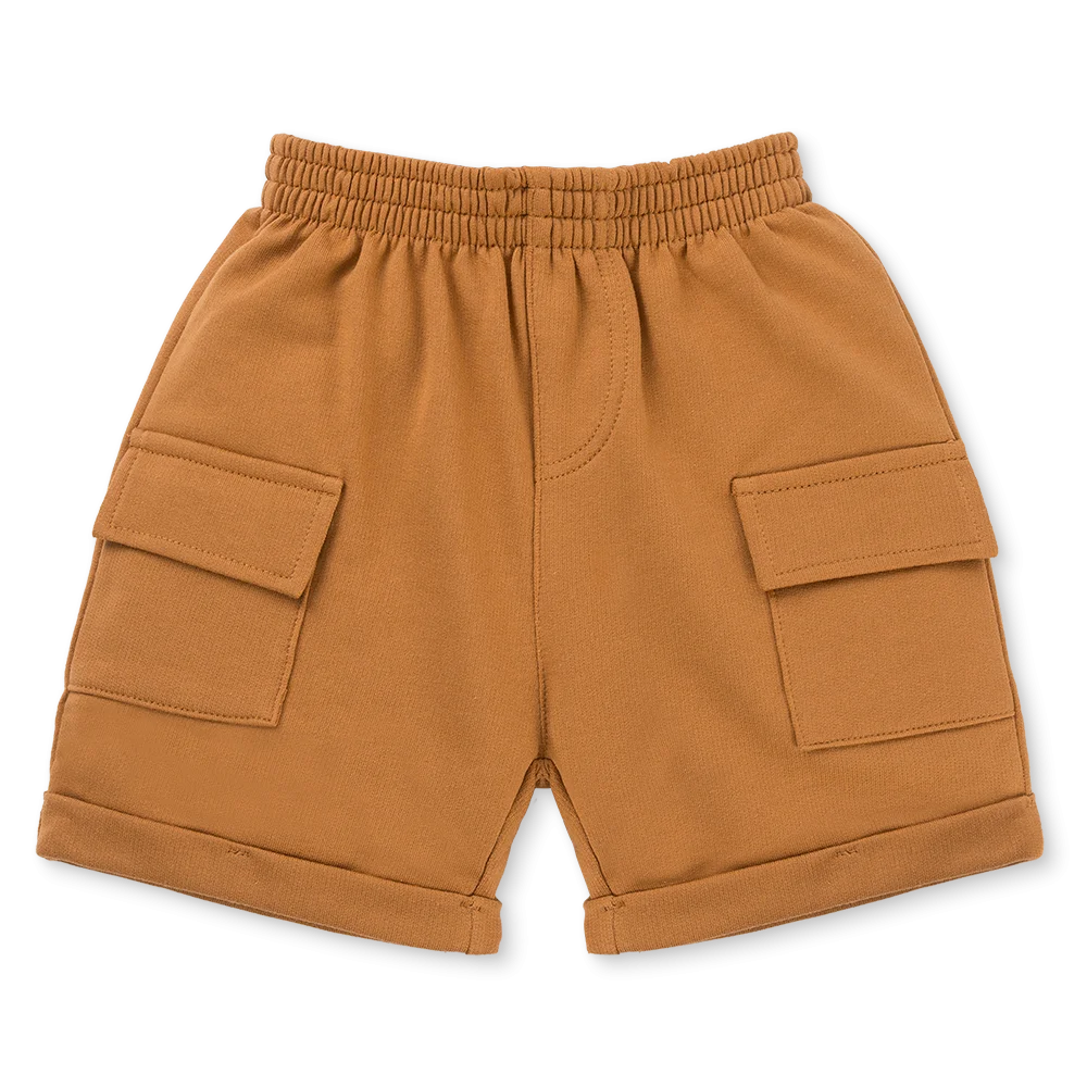 Bộ Polo bé trai ngắn Animo HN1125005 (1-6Y,Trắng-nâu, NN02)