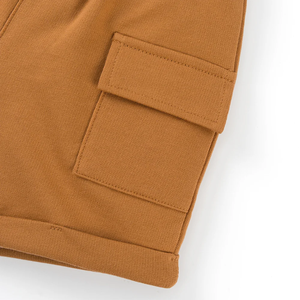 Bộ Polo bé trai ngắn Animo HN1125005 (1-6Y,Trắng-nâu, NN02)