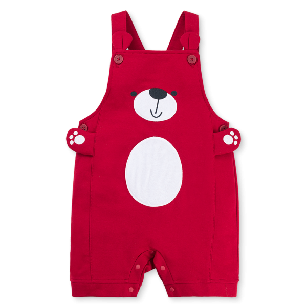 Bộ yếm bé trai ngắn Animo HN1125003 (1-4Y,Trắng-đỏ, TT02)