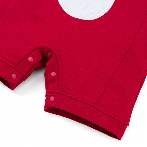 Bộ yếm bé trai ngắn Animo HN1125003 (1-4Y,Trắng-đỏ, TT02)