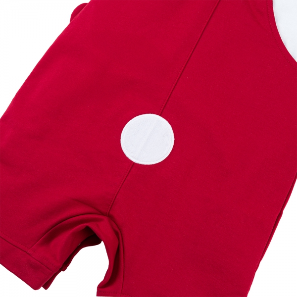 Bộ yếm bé trai ngắn Animo HN1125003 (1-4Y,Trắng-đỏ, TT02)