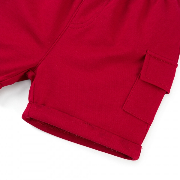 Bộ Ghile bé trai ngắn Animo HN1125001 (1-6Y,Trắng-đỏ, TT01)