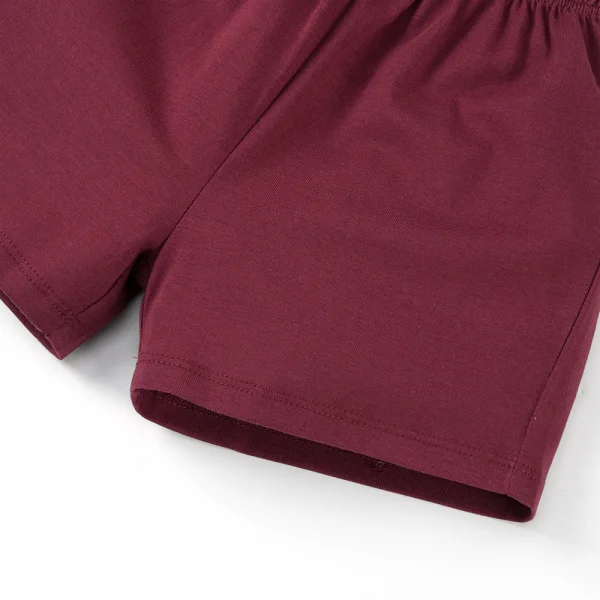 Bộ bé gái ngắn Animo Easy TX1025017 (1-4Y,Hồng-tía,DD02)